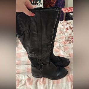 Kohl’s black knee high boots.